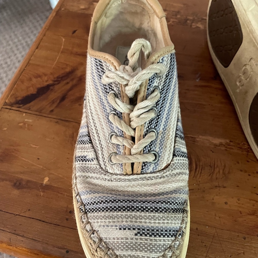 Ugg women’s canvas lace up shoes